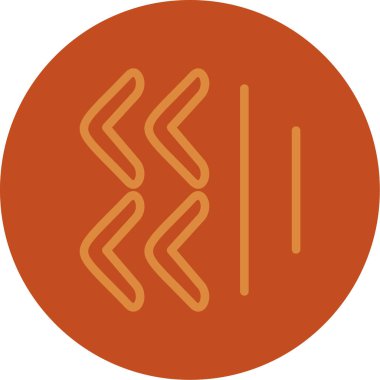 Modern simgenin vektör illüstrasyonu