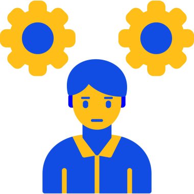 çiçek başlıklı çocuk, vektör illüstrasyon tasarımı