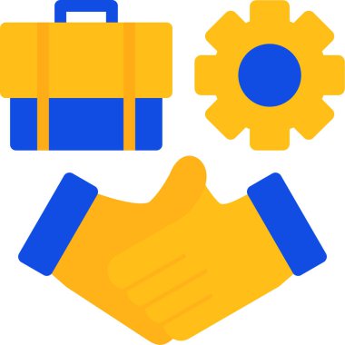 dişli simgesini tutan el