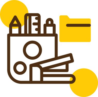 Kitap. Web simgesi basit illüstrasyon