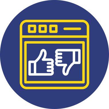 Beyaz arkaplanda izole edilmiş web simgesi vektör çizimi gibi