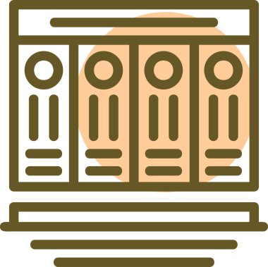 bina simgesi, vektör illüstrasyonu