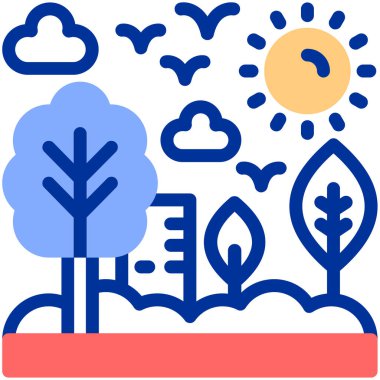 hava simgesi vektör illüstrasyonu