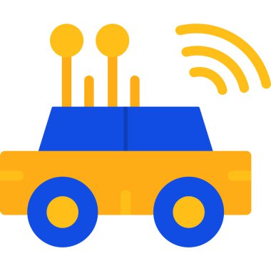 - Araba. Web simgesi basit illüstrasyon