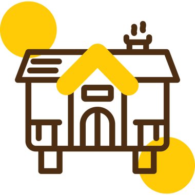 Ev. Web simgesi basit tasarım