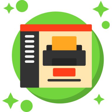 para makinesi para simgesi düz stil