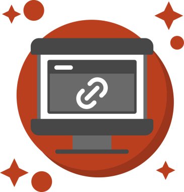 İnternet web simgesi, vektör illüstrasyonu