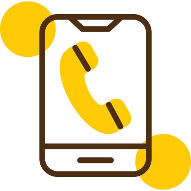 Çağrı merkezi web simgesi, vektör illüstrasyonu