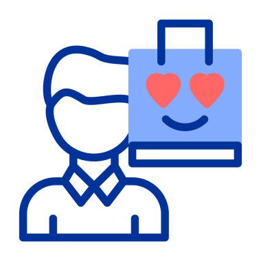 Aşk simgesi vektör illüstrasyonu