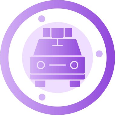 - Araba. Web simgesi basit illüstrasyon