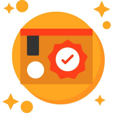 işletme yönetimi konsepti simgesi düz stil