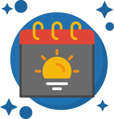 Takvim. Web simgesi basit illüstrasyon