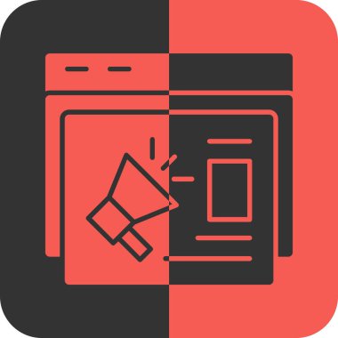 seo modern simgesinin vektör illüstrasyonu