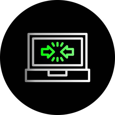 bilgisayar vektör simgesi modern tasarım