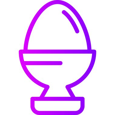 Yumurta. Web simgesi basit illüstrasyon