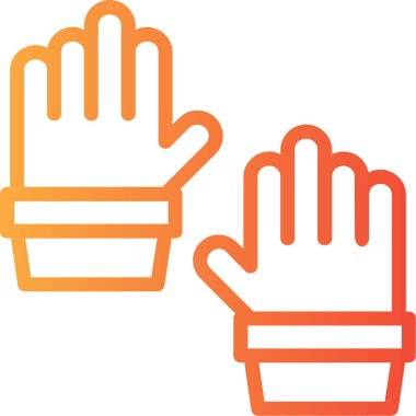 Eldivenler. Basit illüstrasyon