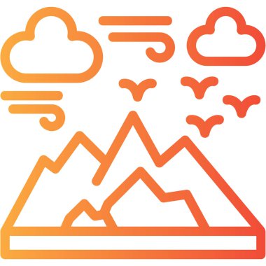 Bulut. Web simgesi basit illüstrasyon