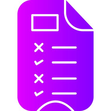 Belge vektör illüstrasyon tasarımlı pano