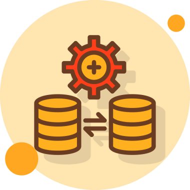 bitcoin. Web simgesi basit illüstrasyon