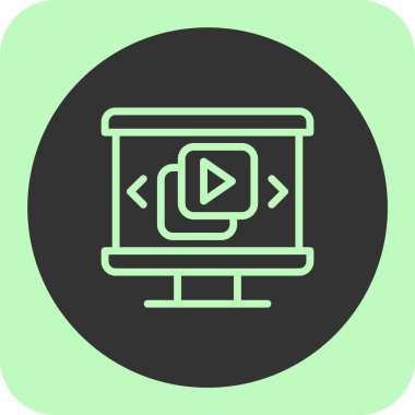 seo modern simgesinin vektör illüstrasyonu