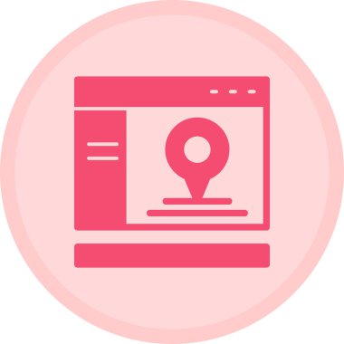 Web simgesi vektör illüstrasyonu