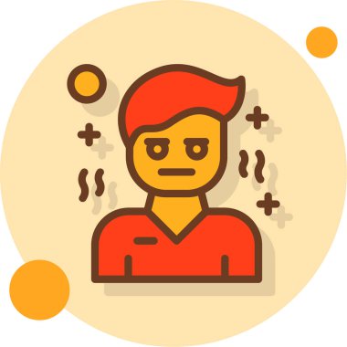 kızgın. Web simgesi basit tasarım