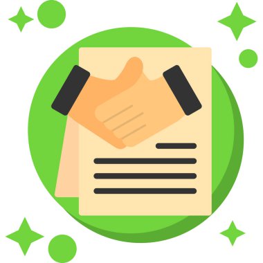 anlaşma sözleşmesi simgesi