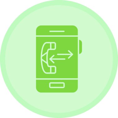 Cep telefonu vektör illüstrasyonlu akıllı telefon
