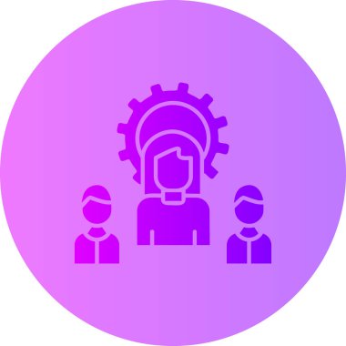 Bir grup insanın vektör çizimi