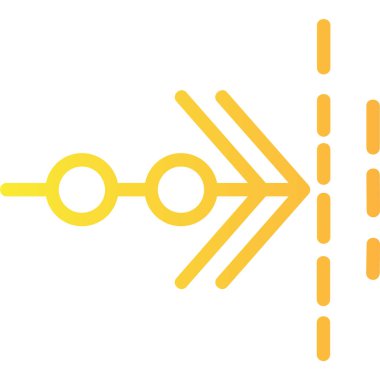 Yol işaretinin vektör simgesi