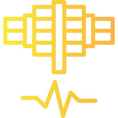 Fitness simge vektör çizim