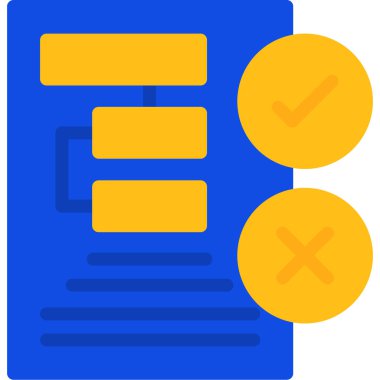 Liste. Web simgesi basit illüstrasyon