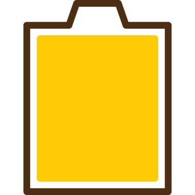 Sarı ve beyaz arkaplanın vektör çizimi