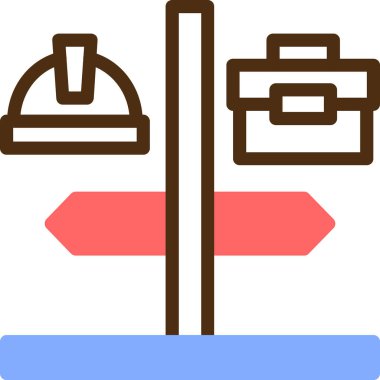 Bir restoran simgesinin vektör illüstrasyonu