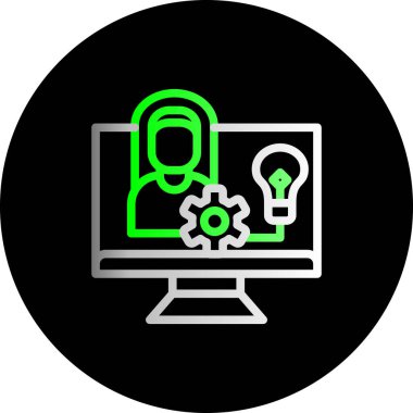 Vektör seo simgesi illüstrasyonu