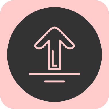 ok simgesi vektör illüstrasyonu