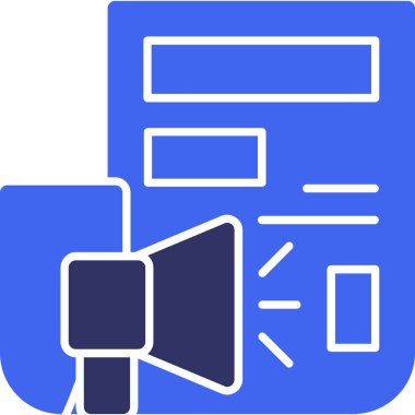 Hoparlör simgesi, vektör illüstrasyonu