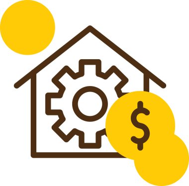 para ve finans vektör simgesi