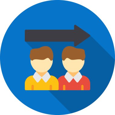 İnsan simgesinin vektör illüstrasyonu