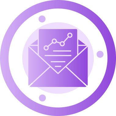 E-posta. Web simgesi basit illüstrasyon