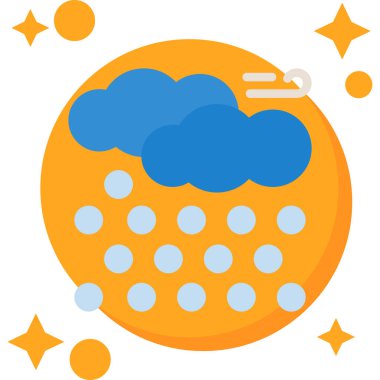 Yıldızlı bulutlu ay