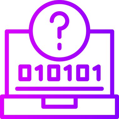 bilgisayar ekranı simgesi basit tasarım