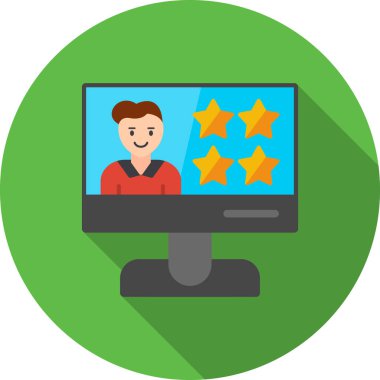 Müşteri servisi vektör simgesi