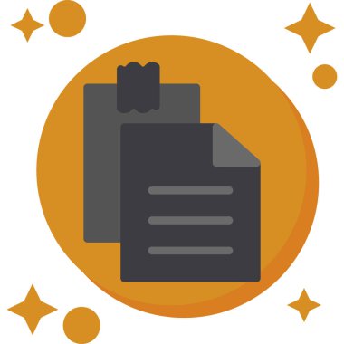 Dosya. Web simgesi basit illüstrasyon