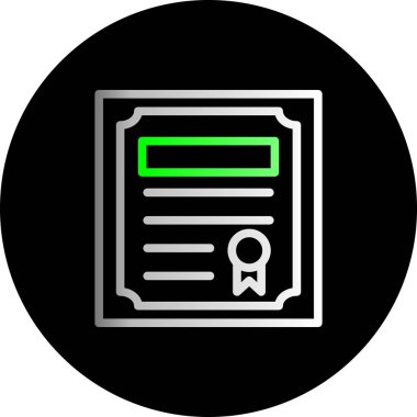 Vektör belgesi Simge illüstrasyonu