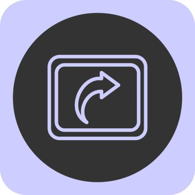 ok simgesinin vektör illüstrasyonu