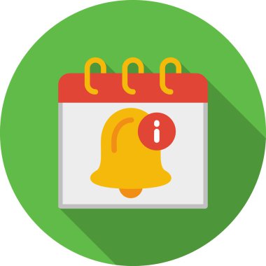 Alarm çanı simgesi uzun gölgeli, 10 Pound