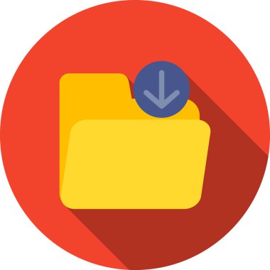 belge belgesi simgesi düz biçimli