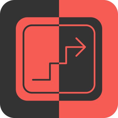 yön simge harita, illüstrasyon vektör