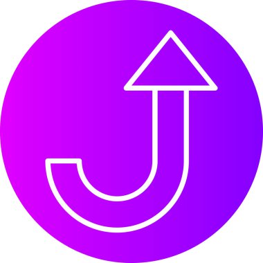 Ok. Web simgesi basit illüstrasyon